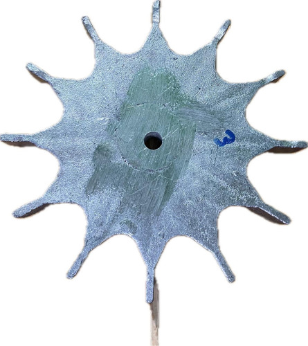 Aspa Ventilador De Aluminio Tipo Estrella