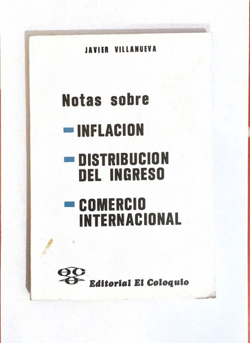 Notas Sobre Inflación, Distribucion Del Ingreso - Villanu 