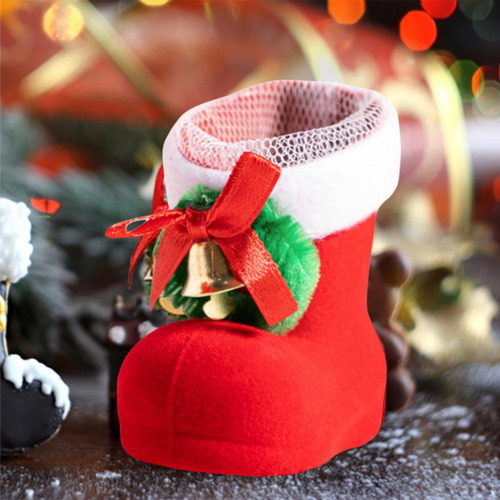 Botas Navideñas Con Forma De Caramelo, 4 Unidades, Adornos N