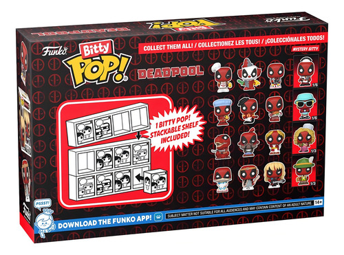 Funko Bitty Pop Pack 4 Mini Figura Coleccionable Deadpool S2