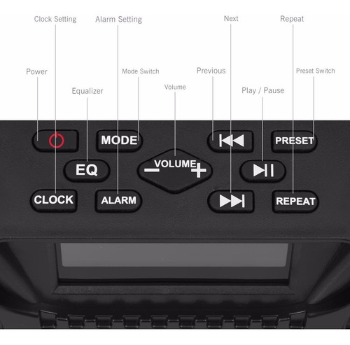 Pyle Parlante Portátil Resistente Bluetooth Aux 100 Watts