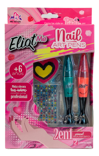 Kit De Arte De Uñas, Kit De Decoración Uñas Con Plumas Niñas