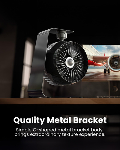 Ventilador De Escritorio Koonie Metal Usb, Circulador De Air