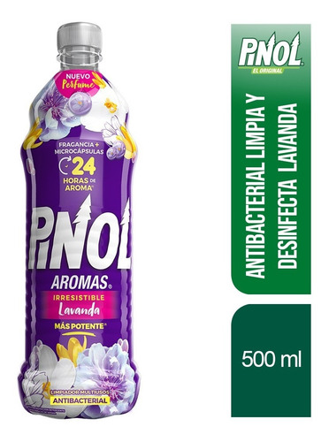 Pinol Antibacterial Limpia Y Desinfecta 500ml Lavanda