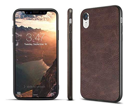 Salawat Compatible Con iPhone XR Case, Slim Pu Leather A De