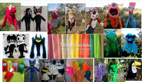 Titere Mano No Peluche Gato Azul De Berta Amasa Su Gato 40cm