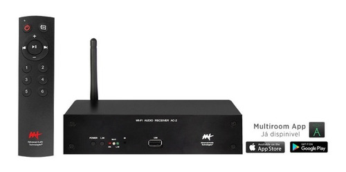 Aat Audiocast Ac-2 Fonte De Áudio Para Amp Multiroom Digital