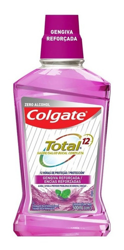 Enxaguante Bucal Total 12 Gengiva Reforçada 500ml Colgate