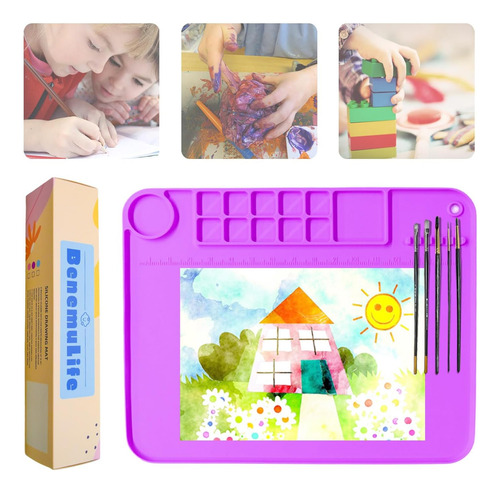 Benemulife Tapete De Silicona Para Manualidades, Tapete De P