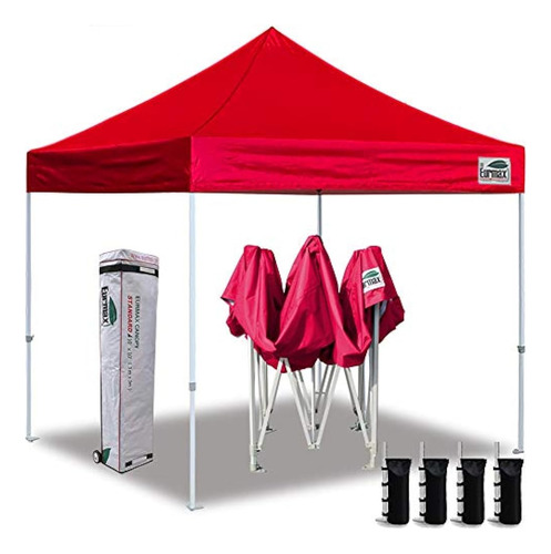 Eurmax 10'x10 'ez Pop Up Canopy Tent Toldos Comerciales Inst