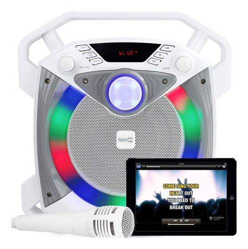 Maquina De Karaoke Bluetooth Recargable Singcube De 10 Vatio