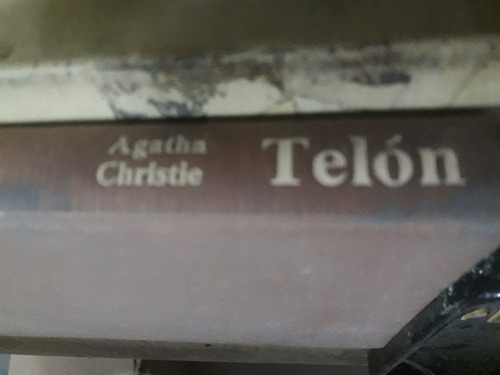 Antiguo Libro Telón De Ágatha Christie