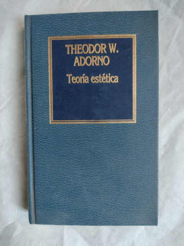 Teoría Estética,  Theodor W. Adorno. Zona Recoleta 