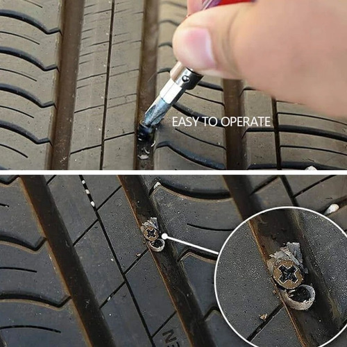 Imagen 8 de 10 de Kit Reparacion De Ruedas Pinchazo De Neumáticos En El Acto