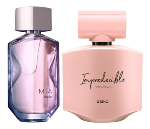 Perfumes Dama Impredecible + Mia Esika - mL a $1184