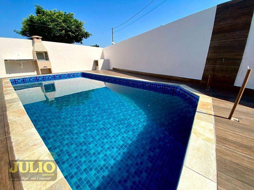 Imagem 17 de 30 de Entrada R$ 76 Mil E Saldo Financiado! Casa Com 2 Dormitórios Com Piscina, 82 M² Por R$ 379.900 - Itaóca - Mongaguá/sp - Ca4327