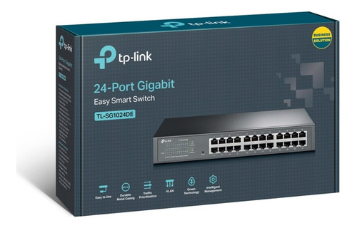Switch Tplink 24 Puertos Gigabit Rack Desk Tlsg1024de Acme