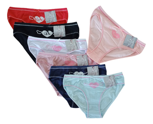 Pantys De Algodón Para Damas ( 3 Unidades ) 