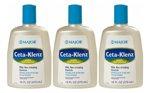 Major Ceta-klenz - Limpiador De Piel Cetyl Alcohol-n/a Blan.