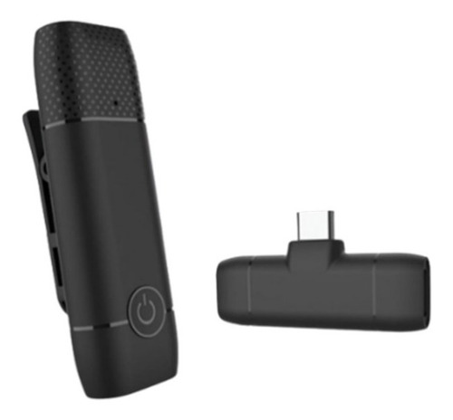 Micrófono Bluetooth De Solapa Inalámbrico Con Entrada Tipo C