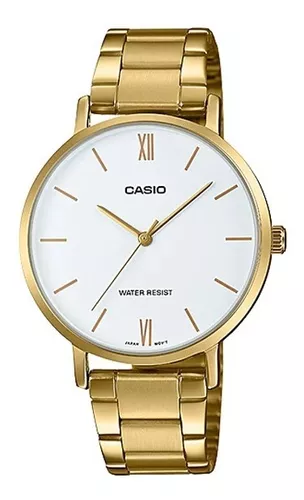 Reloj De Pulsera Casio Ltp-e140 Analógico Para Mujer Color Dorado Correa  Acero Inoxidable Dorado con Ofertas en Carrefour