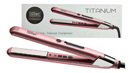 Planchita Pelo Profesional Eurostil Titanium Digital Alisado