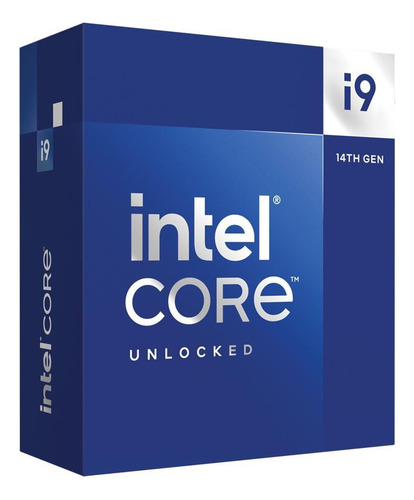 Procesador gamer Intel Core i9-14900K BX8071514900K de 24 núcleos y  6GHz de frecuencia con gráfica integrada