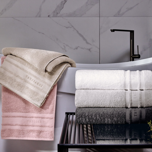Toalha Banhão Lecce Trussardi Algodão 500g/m2 Alta Absorção Cor Branco