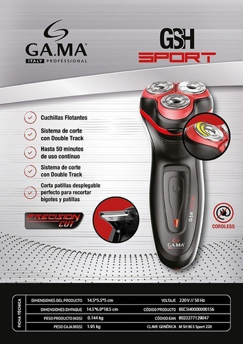 Imagen 7 de 8 de Afeitadora De Barba Electrica Potente Men Hombre - Garantia