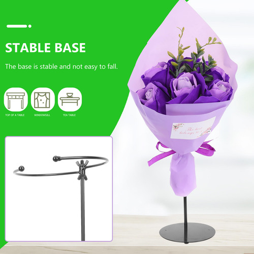 Soporte De Hierro Para Ramos De Flores, Estante Para Fijar R