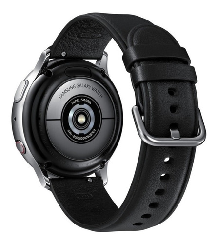 Imagen 2 de 3 de Samsung Galaxy Watch Active2 (Bluetooth) 1.2" caja 40mm de aluminio aqua black, malla aqua black de fluoroelastómero SM-R830