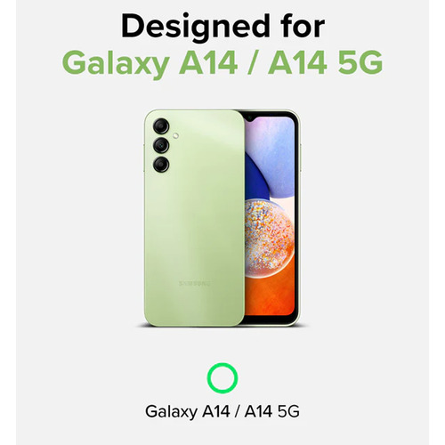 Imagen 2 de 5 de Funda Para Samsung A14 Ringke Fusion Original + Vidrio