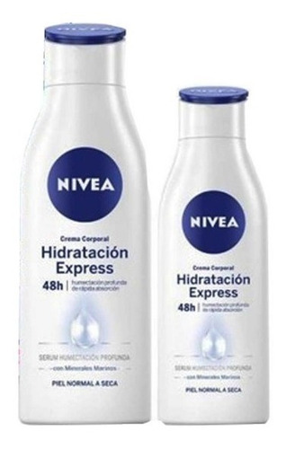 Nivea Body 125 Ml + 250 Ml Hidratante Tipo de envase Plástico