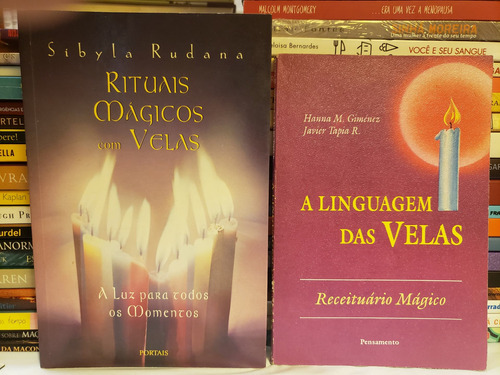 Rituais Mágicos Com Velas - Sibyla Rudana + A Linguagem Das Velas - Hanna M. Gimenez (Usado)