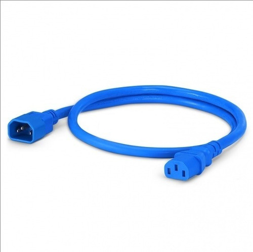 Cable De Extensión De Alimentación Hembra A Macho 0.9m Azul