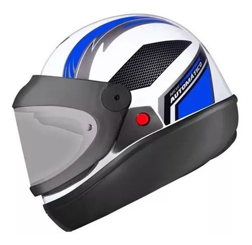 Capacete Ebf Automático Bolt Tamanho Do Capacete 58 Cor Branco/azul