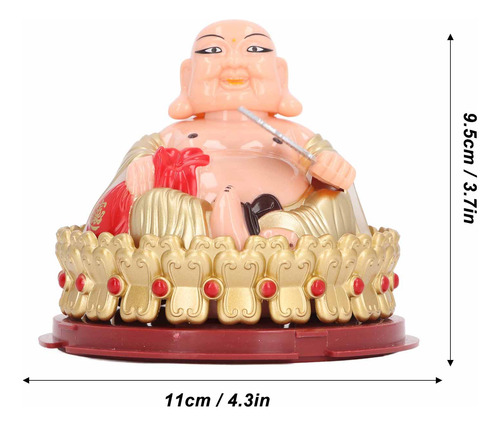 Divertida Estatuilla Lucky Con Adorno De Buda De Maitreya