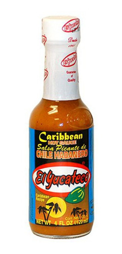Salsa Habanera Caribbean El Yucateco X 120ml
