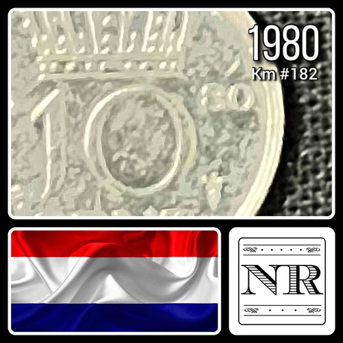 Holanda - 10 Cents - Año 1980 - Km #182 - Juliana