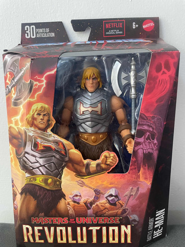 Battle Armor He-man Revolution Master Of The Universe