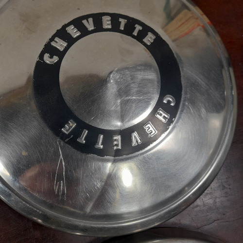 Imagem 6 de 9 de Calota Chevette Tubarão Inox Pintura Ok Aro 13 Original