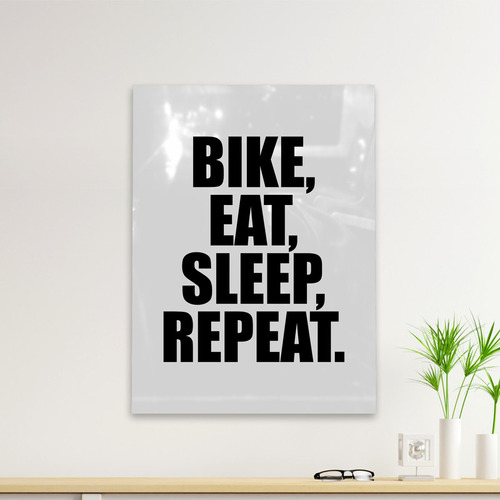 Cuadro Deco Bike,eat,sleep,repeat (d1159 Boleto.store)