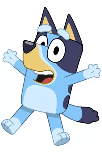 Disfraz Infantil Tapimovil Bluey Capucha Desmontable Unico