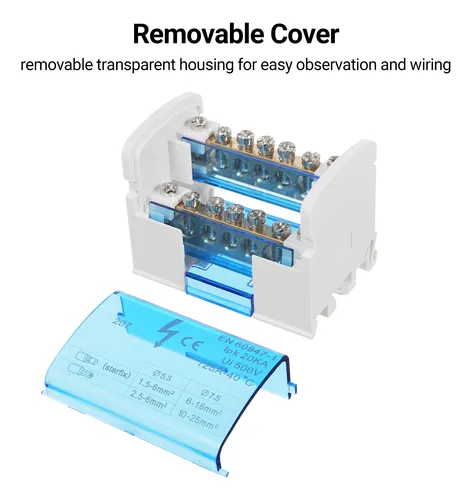 Caja De Conexiones De Bloque De Terminales De 2 Niveles Con