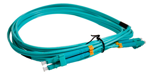 3x Cabo Óptico Lc/upc-lc/upc Duplex Mm Om3 50/125 3m 10gb