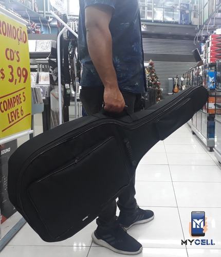 Imagem 6 de 8 de Capa De Violão Folk Acolchoada Ultra Premium Pelúcia