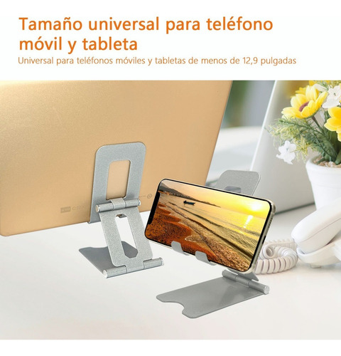 Soporte Base De Celular Plegable Para Slim Holder Escritorio