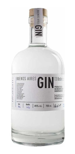 Gin Buenos Aires 750 Ml