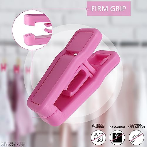 40 Piezas De Ganchos Para Ropa De Bebé Con Clips Para Colgar