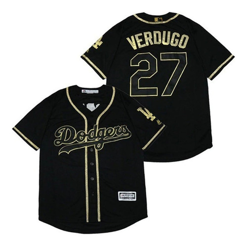 Imagen 1 de 2 de Camiseta Casaca Baseball Mlb Dodgers 27 Verdugo